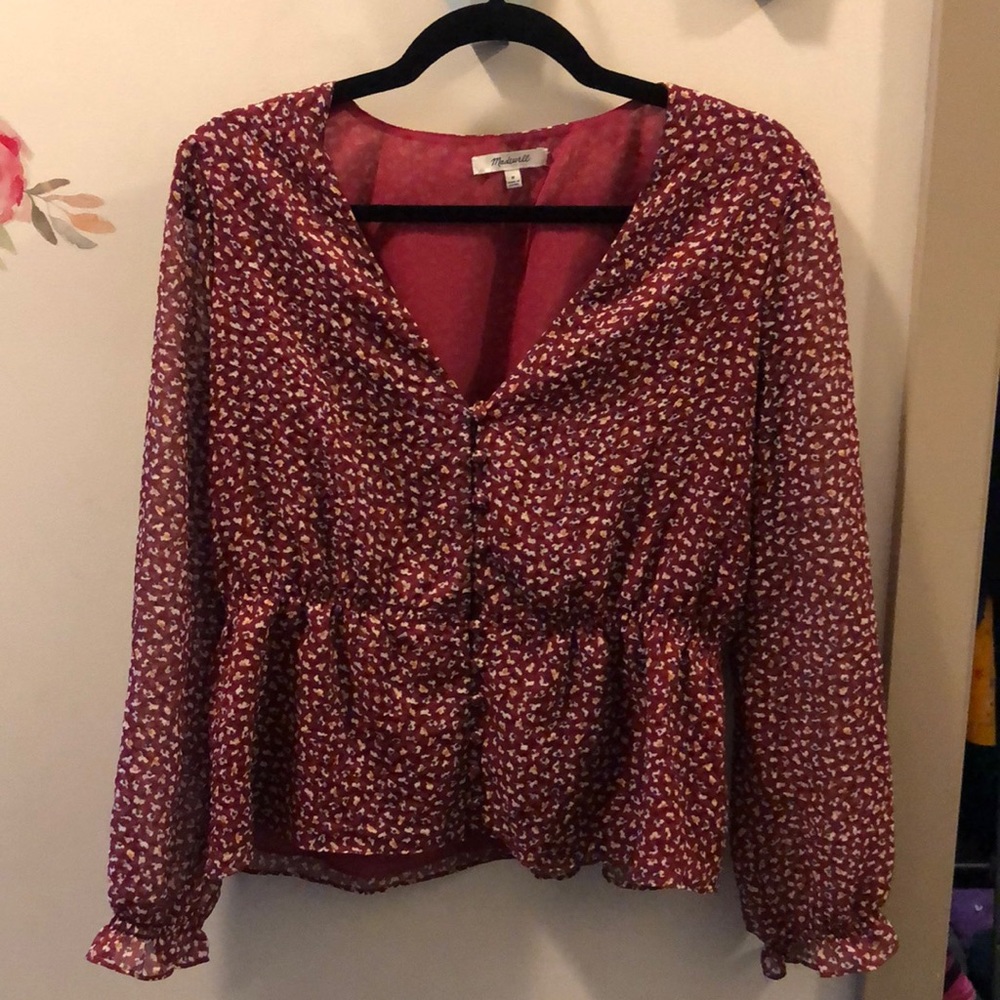 Madewell Floral Blouse